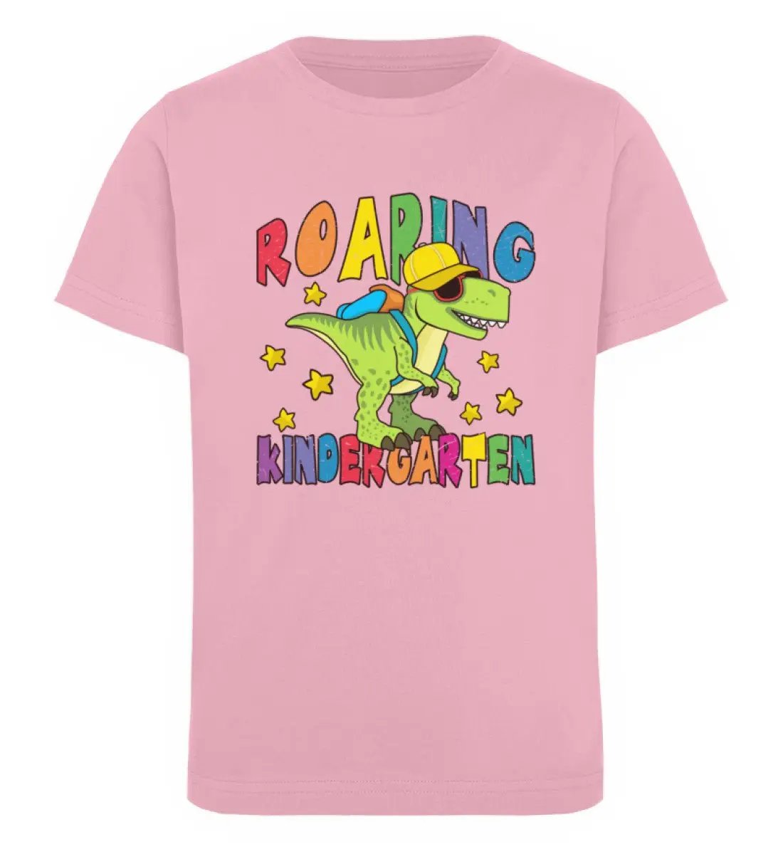 Roaring Kindergarten Dino - Kinder Mottoshirt Organic - Mini Creator T-Shirt ST/ST-UnserGoldschatz.de