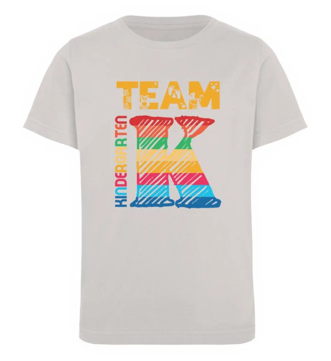 Team Kindergarten - Organic Kinder Mottoshirt - Mini Creator T-Shirt ST/ST-UnserGoldschatz.de